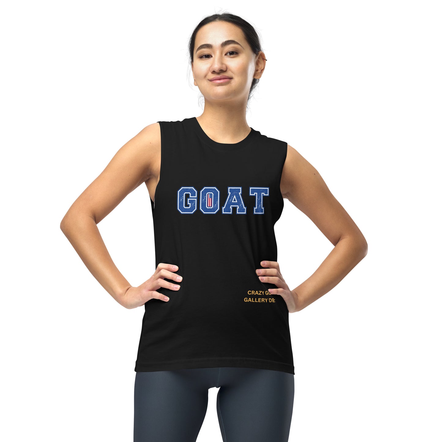 SUN'S OUT GUNS OUT GOAT USA Muscle Shirt