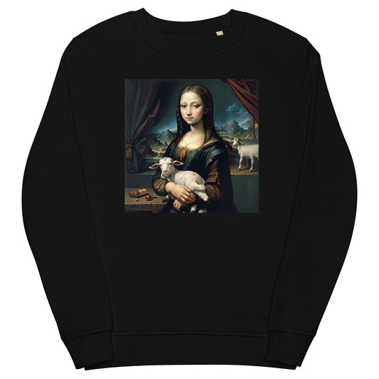 Monalisa Goat Unisex organic sweatshirt