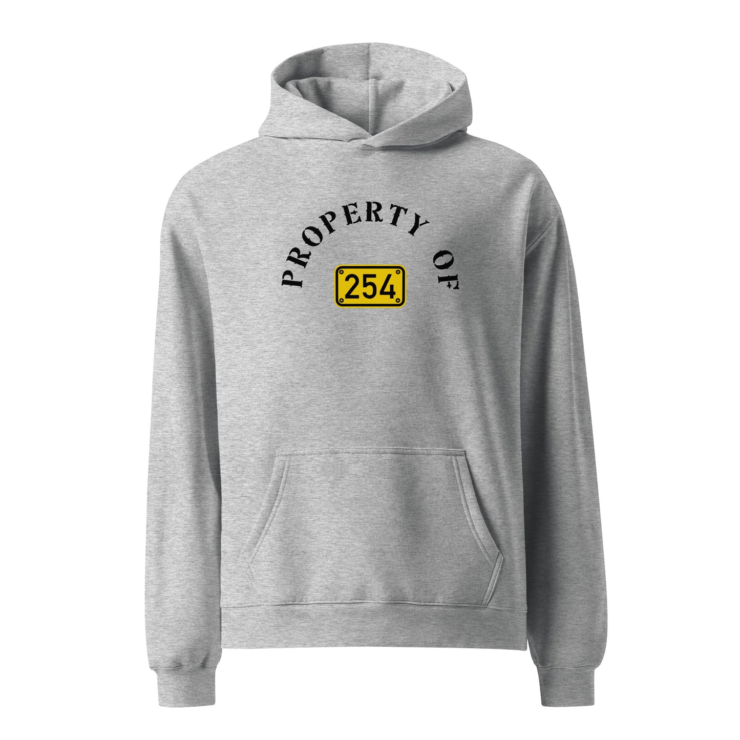 Property of 254 Unisex oversized hoodie