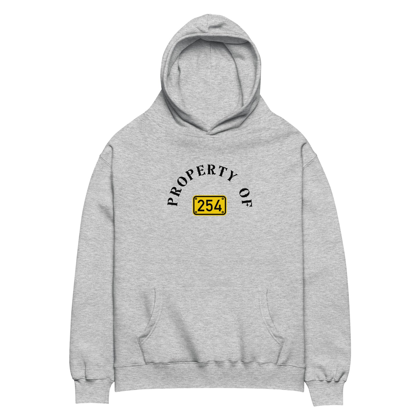 Property of 254 Unisex oversized hoodie