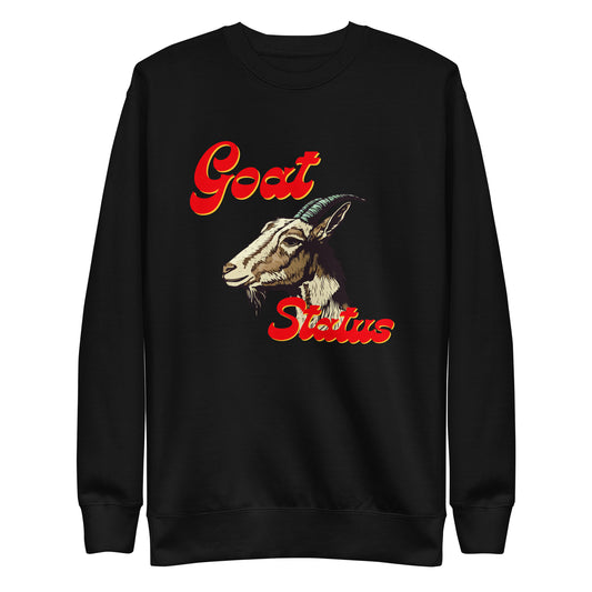 Goat Status Unisex Premium Sweatshirt