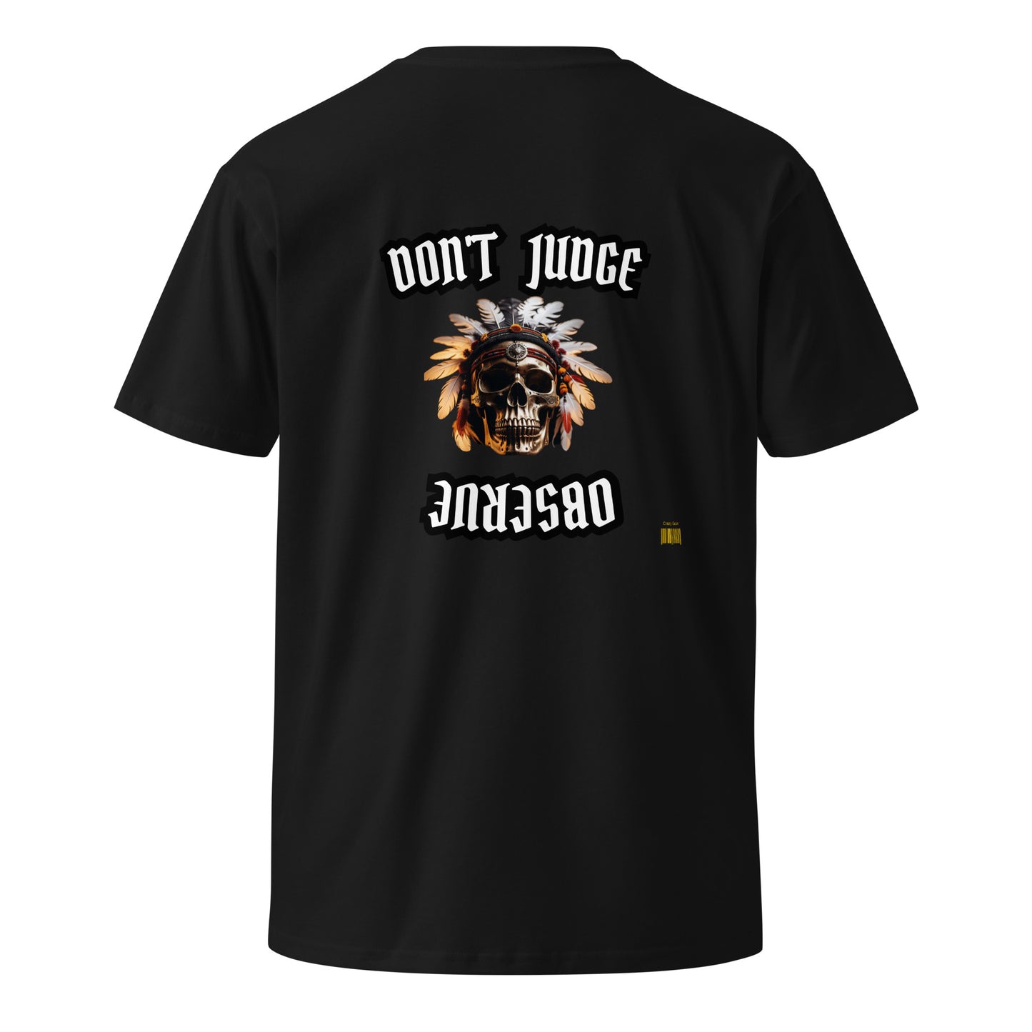 Don't Judge Observe Unisex premium t-shirt