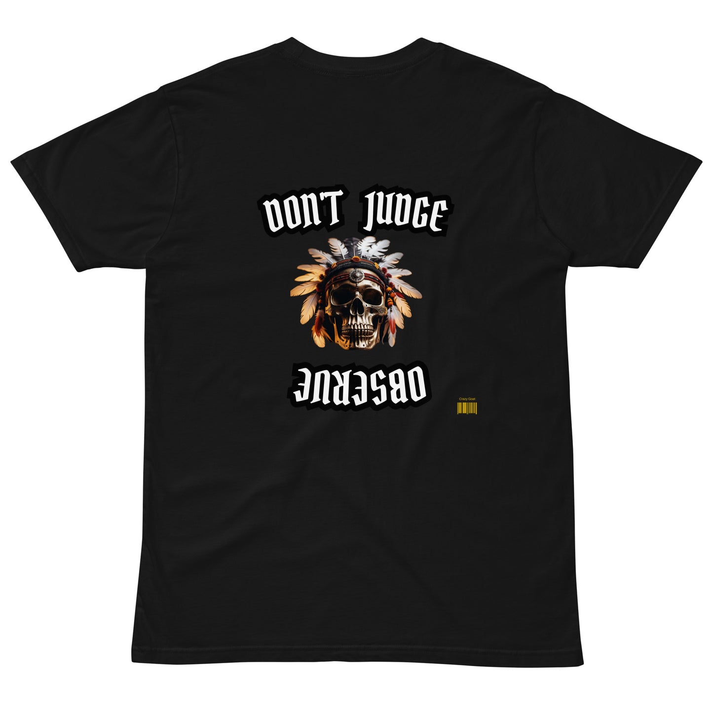 Don't Judge Observe Unisex premium t-shirt