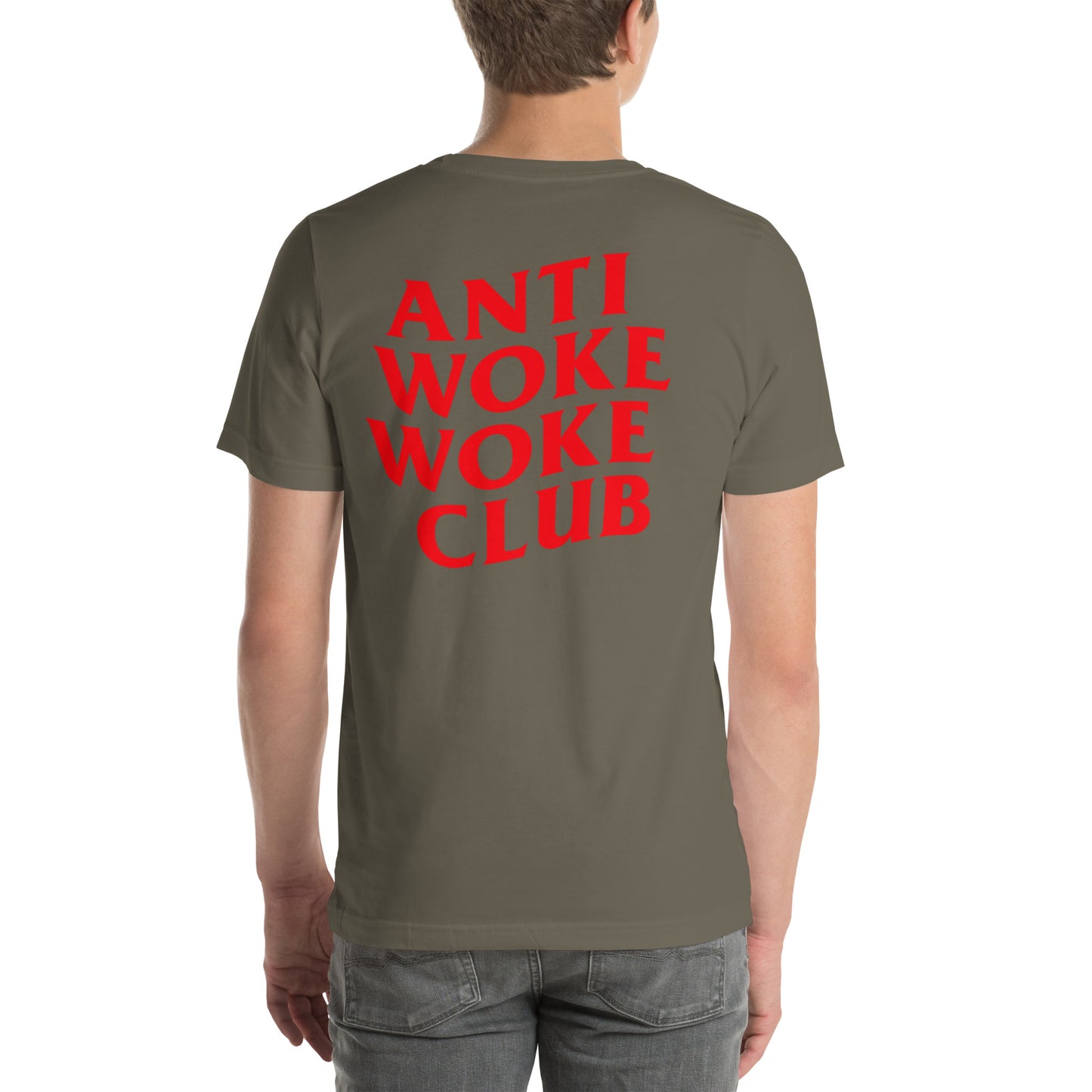 ANTI WOKE CLUB Unisex t-shirt