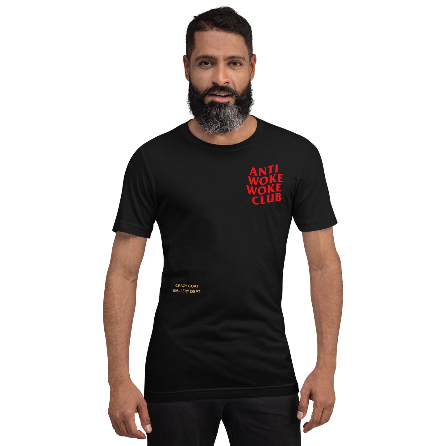 ANTI WOKE CLUB Unisex t-shirt