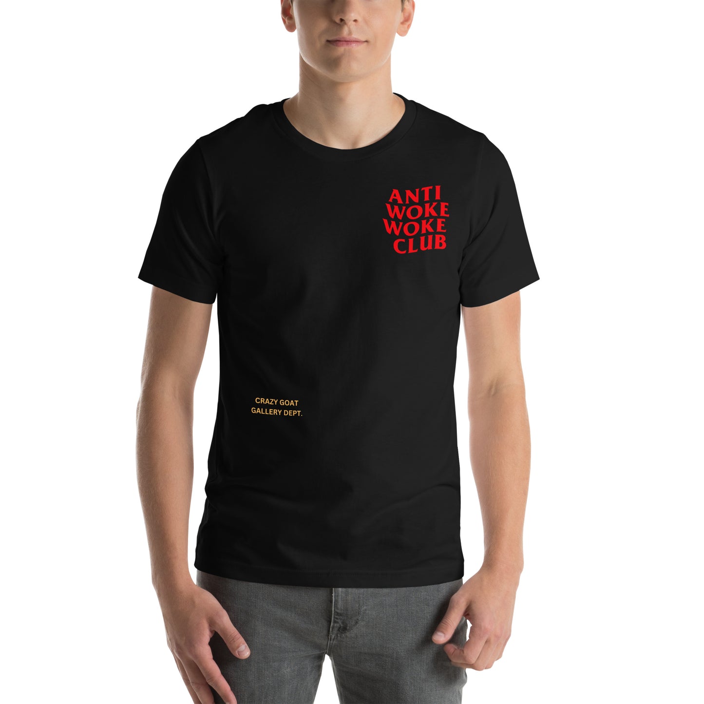 ANTI WOKE CLUB Unisex t-shirt