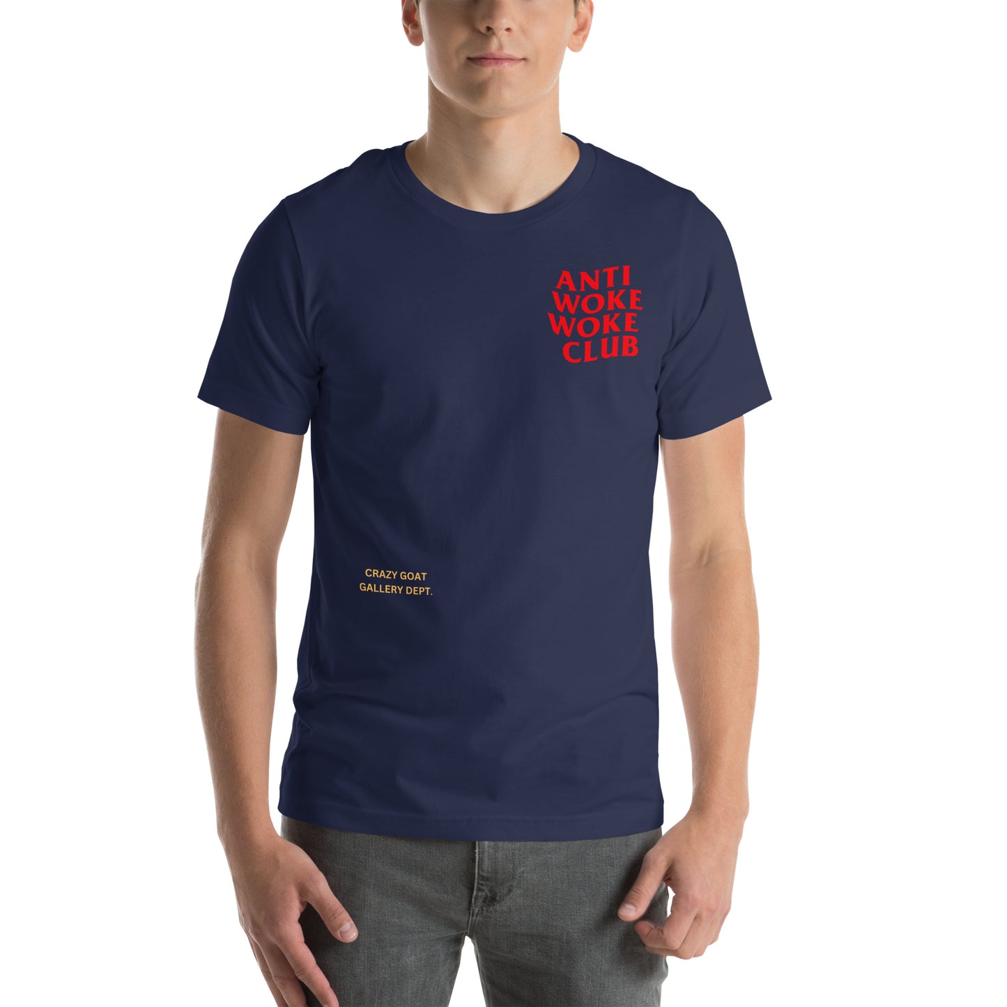 ANTI WOKE CLUB Unisex t-shirt