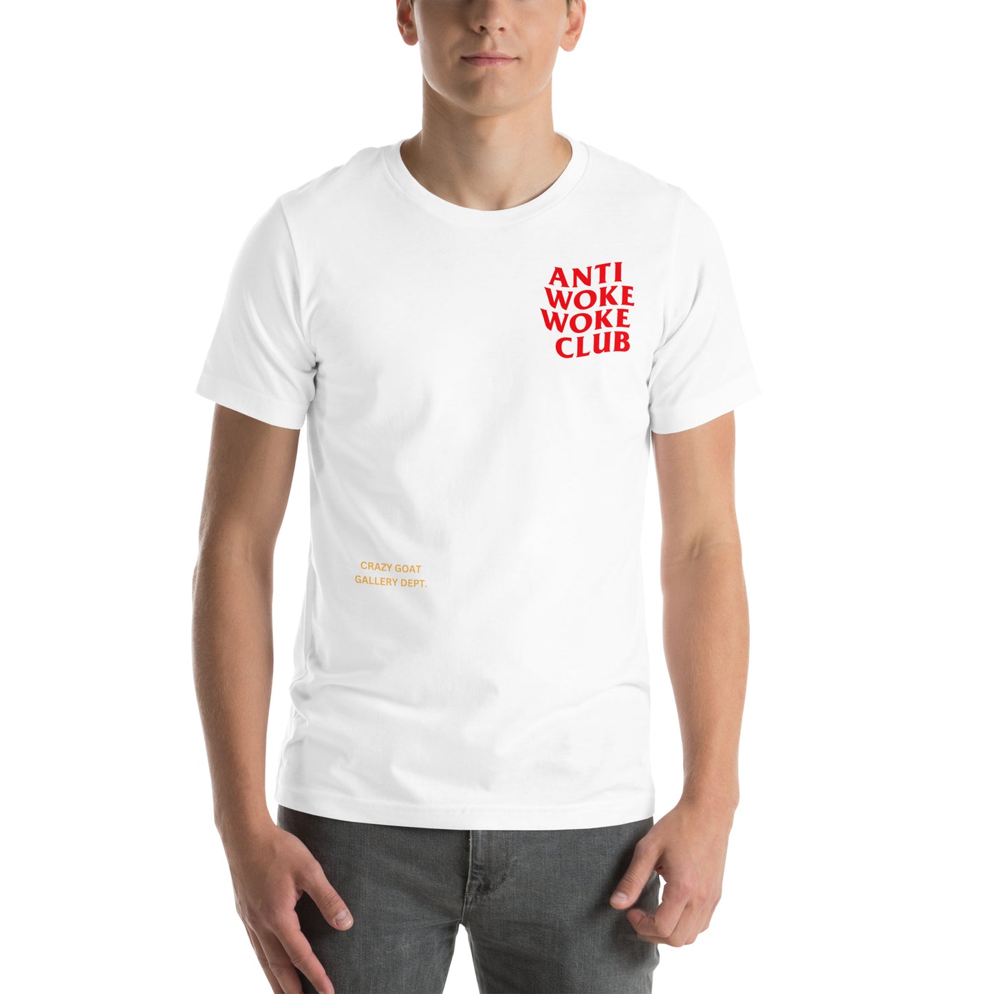 ANTI WOKE CLUB Unisex t-shirt