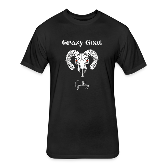 Crazy Goat Fitted CottonT-Shirt - black