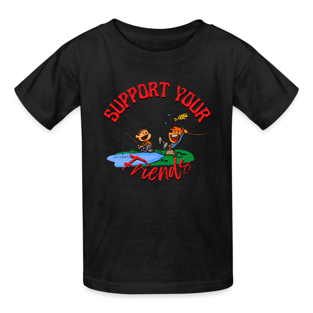 Support your Friends Ultra Cotton Youth T-Shirt - black