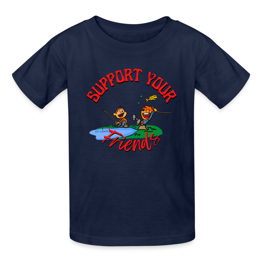 Support your Friends Ultra Cotton Youth T-Shirt - navy