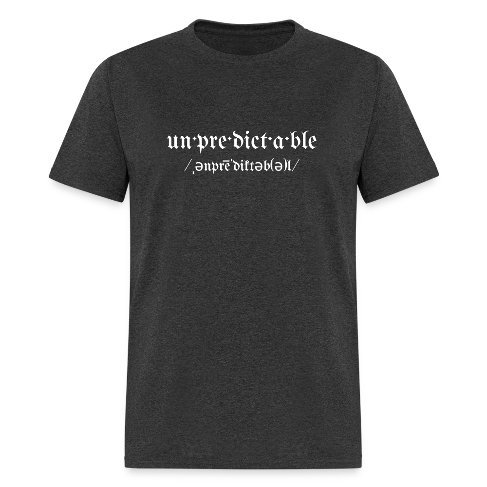 Unpredictable Unisex Classic T-Shirt - heather black