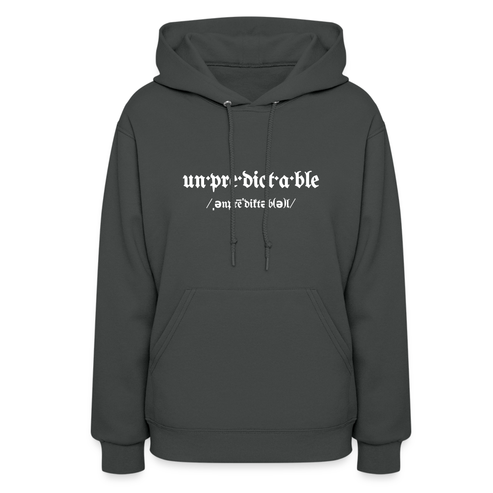 Never Let Them Know Your Next Move Women's Hoodie - asphalt