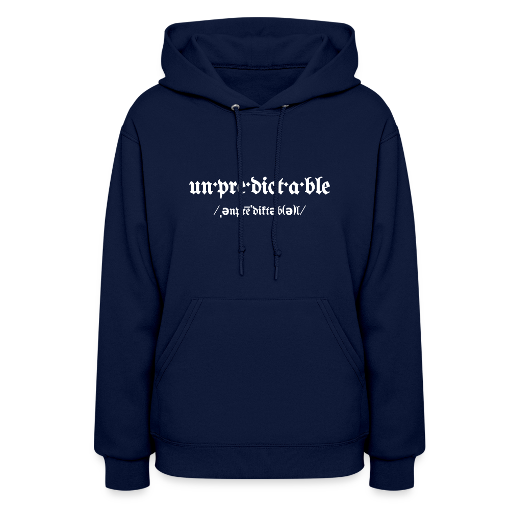 Never Let Them Know Your Next Move Women's Hoodie - navy